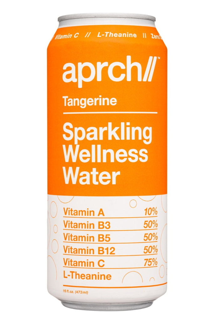 APRCH: Tangerine Sparkling Wellness Water, 16 fo