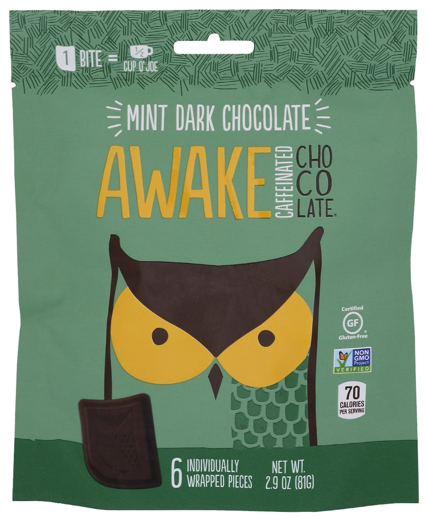 AWAKE: Mint Dark Chocolate, 2.9 oz