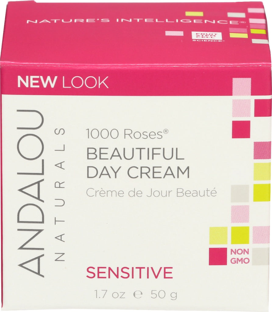 ANDALOU NATURALS: Sensitive 1000 Roses Beautiful Day Cream, 1.7 fo