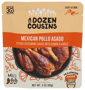 A DOZEN COUSINS: Mexican Pollo Asado Seasoning, 3 oz