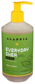 ALAFFIA: Everyday Shea Hand Soap Lemon Verbena, 12 fo