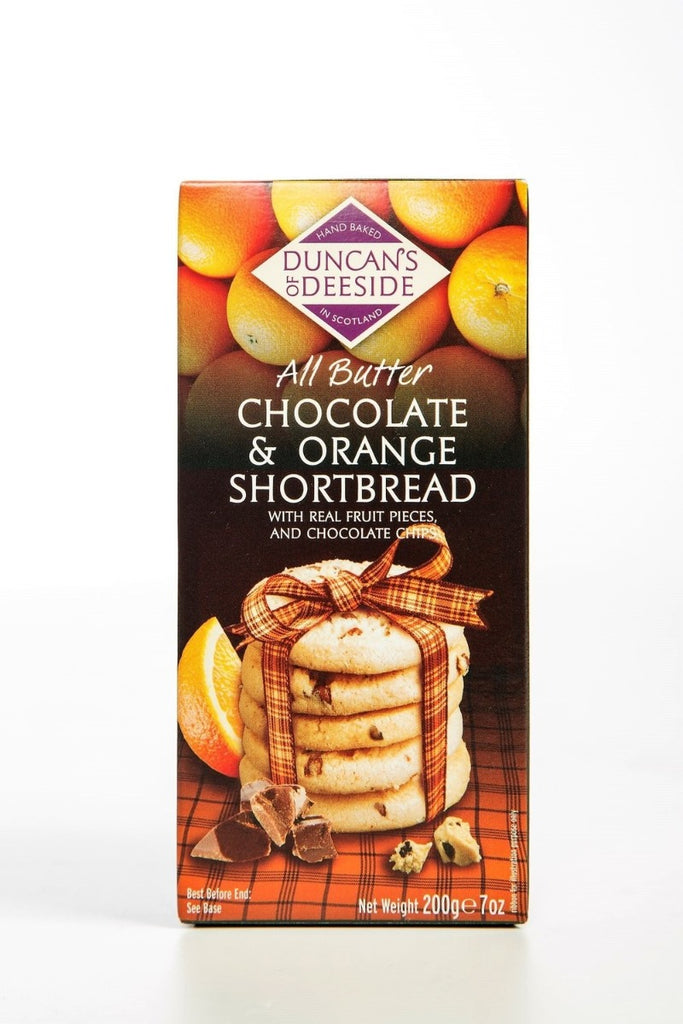 DUNCAN: All Butter Chocolate and Orange Shortbread, 7.3 oz