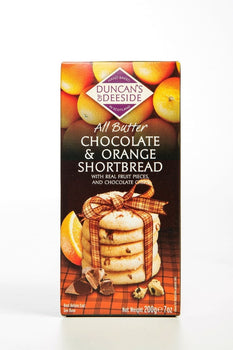 DUNCAN: All Butter Chocolate and Orange Shortbread, 7.3 oz