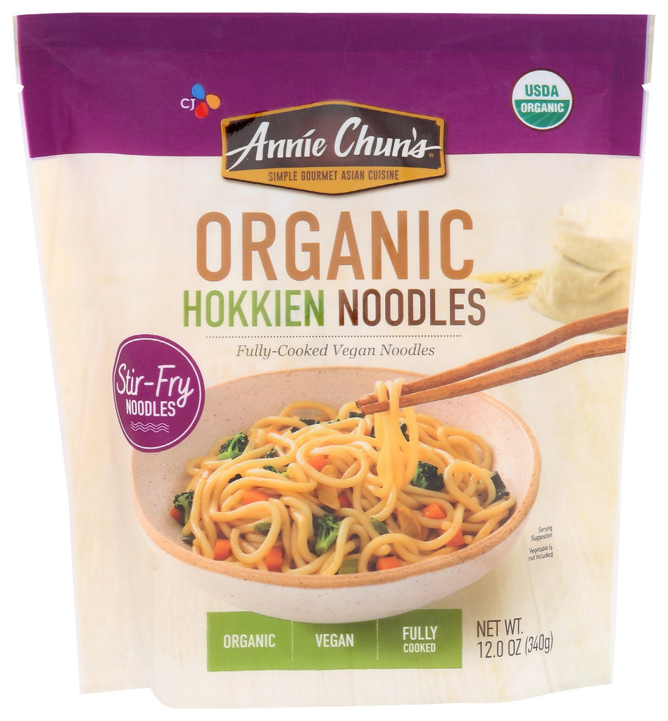 ANNIE CHUNS: Organic Hokkien Noodles, 12 oz