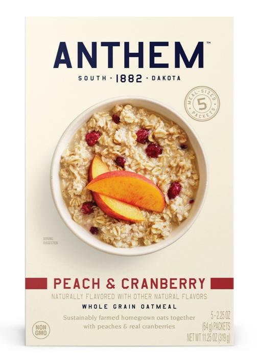 ANTHEM: Oatmeal Peach Cranberry, 11.25 oz