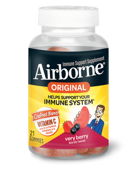 AIRBORNE: Very Berry Immune Support Gummies , 21 un