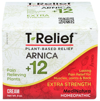 MEDINATURA: T Relief Extra Strength Pain Cream, 8 oz