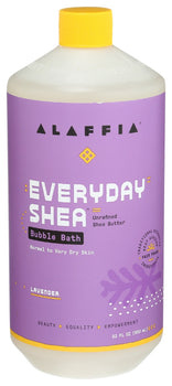 ALAFFIA: Everyday Shea Bubble Bath Lavender, 32 fo