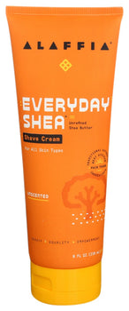 ALAFFIA: Everyday Shea Shave Cream Unscented, 8 fo