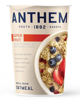 ANTHEM: Super Fruit Whole Grain Oatmeal Cup, 3.25 oz