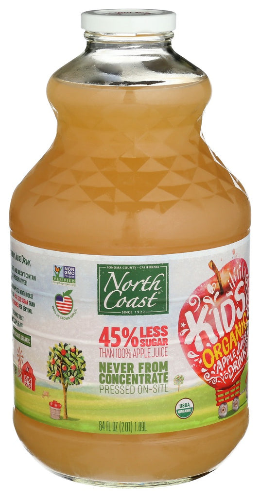 NORTH COAST: Organic Kids Apple Juice Drink, 64 fo