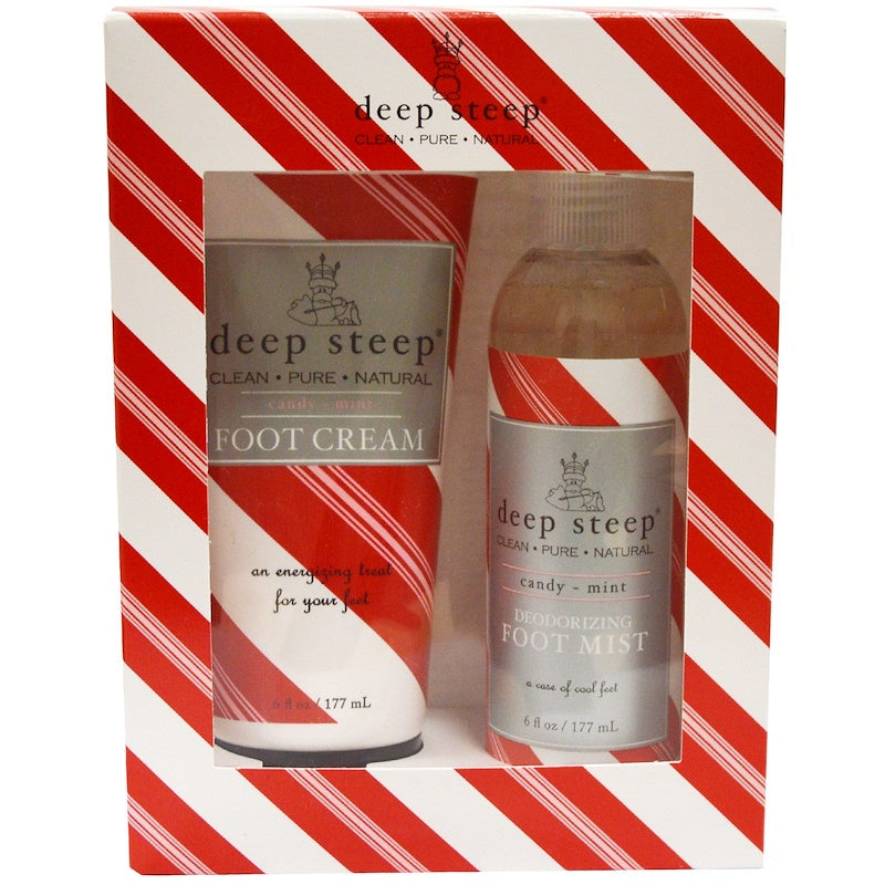 DEEP STEEP: Body Care Candy Mint 2 Piece Set, 1 ea