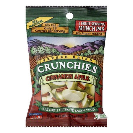 CRUNCHIES: Fruit Freeze Dried Cinnamon Apple Snacks, 0.33 oz