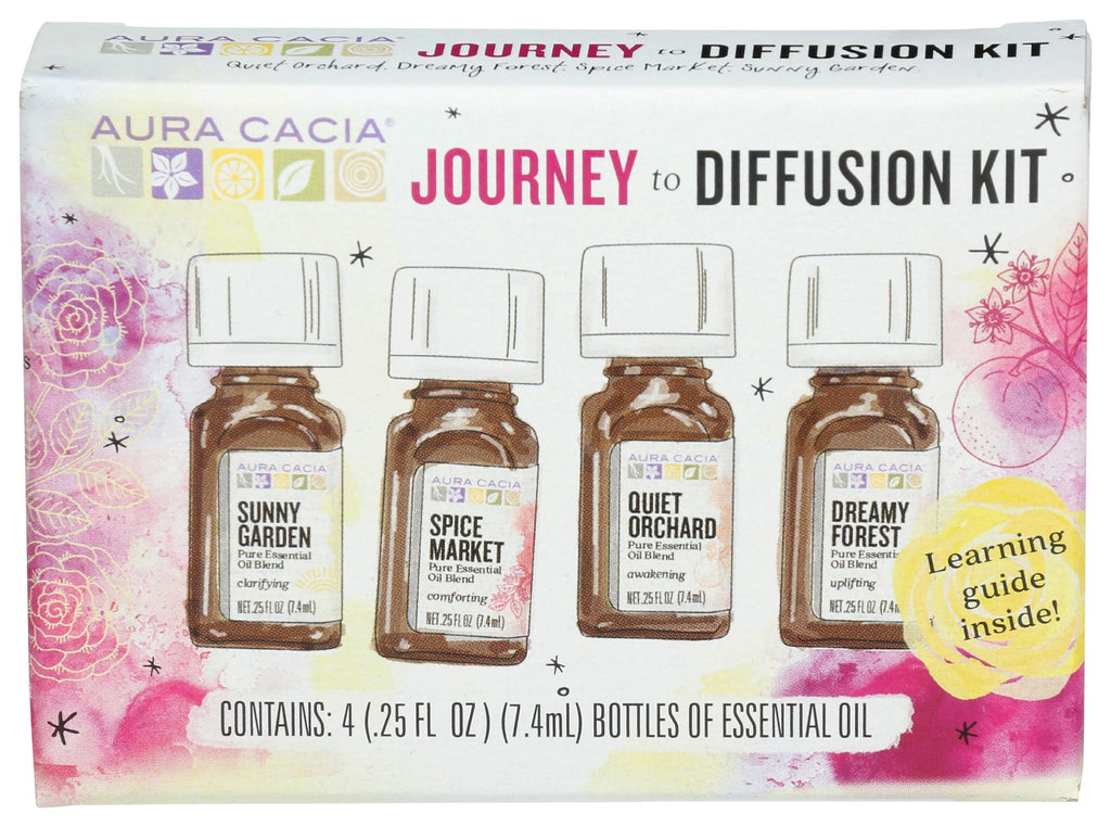 AURA CACIA: Journey To Diffusion Kit Essential Oil, 1 fo