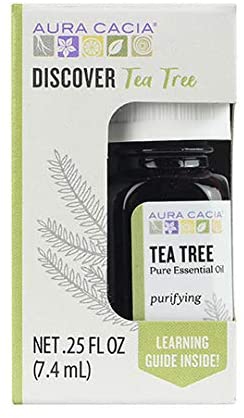 AURA CACIA: Discover Tea Tree Essential Oil, 0.25 fo