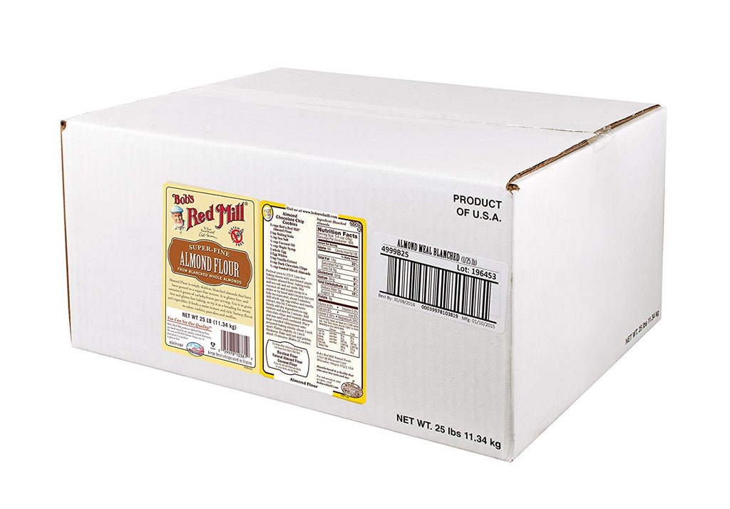 BOBS RED MILL: Bulk Almond Meal Flour, 25 lb