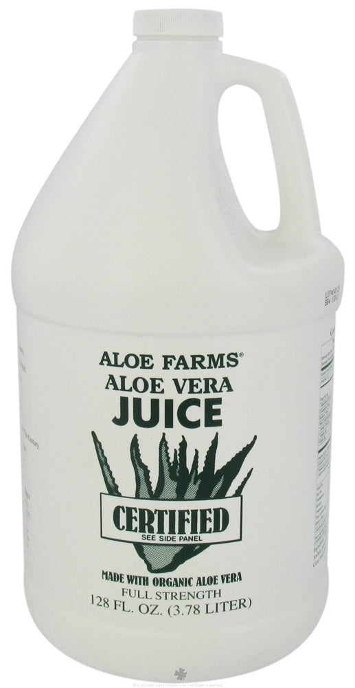 ALOE FARMS:  Aloe Vera Juice Organic Gallon, 128 oz