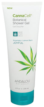 ANDALOU NATURALS: Cannacell Shower Gel Joyful, 8 fo