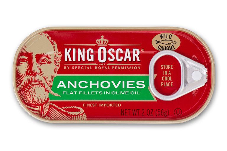 KING OSCAR: Anchovy Flat, 2 oz