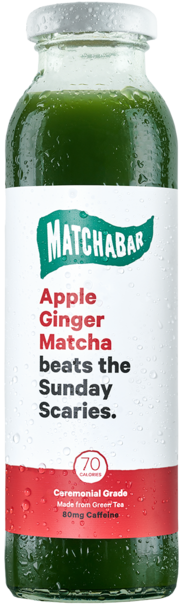 MATCHABAR: Apple Ginger Matcha Tea, 10 fl oz