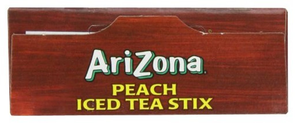 ARIZONA: Sugar Free Peach Iced Tea 10 Stix, 0.8 oz