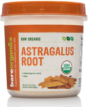 BAREORGANICS: Astragalus Root Pwdr Org, 8 oz