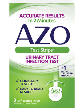 AZO: Urinary Infection Test Strips, 3 pc