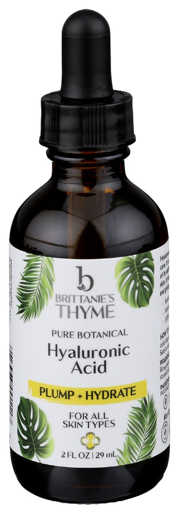 BRITTANIE'S THYME: Hyaluronic Acid Serum, 2 oz