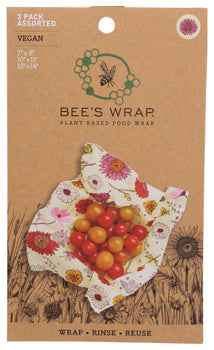 BEES WRAP: Wrap 3Pack Meadow Magic, 6 ea