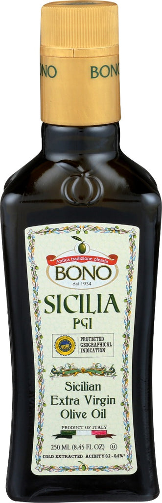 BONO: Sicilia PGI Sicilian Extra Virgin Olive Oil, 8.45 fo