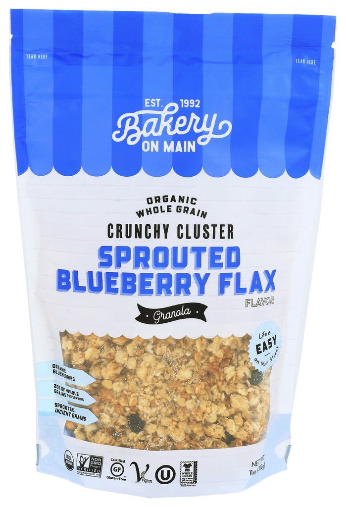 BAKERY ON MAIN: Sprouted Blueberry Flax Granola, 11 oz