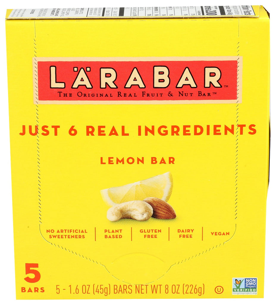 LARABAR: Lemon Bar 5Count, 8 oz