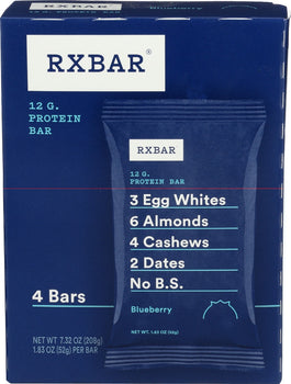 RXBAR: Blueberry Protein Bars, 4 pk