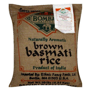 BOMBAY: Brown Basmati Rice, 10 lb