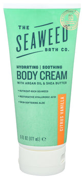 SEAWEED BATH COMPANY: Hydrating Soothing Body Cream Citrus Vanilla, 6 oz