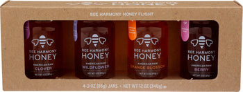 BEE HARMONY: Honey Flight American Gift Set, 12 oz