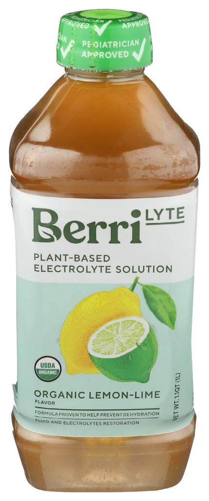 BERRI LYTE: Organic Lemon Lime, 1 lt