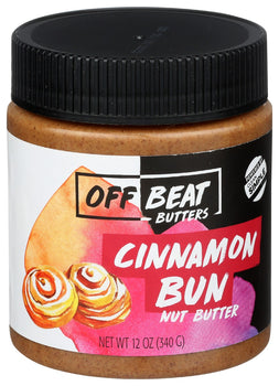 OFF BEAT BUTTERS: Cinnamon Bun Nut Butter, 12 oz