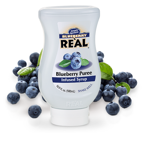 COCO REAL: Blueberry Real, 16.9 fo