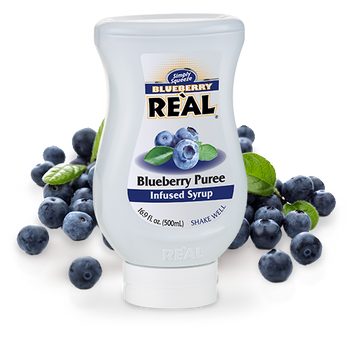 COCO REAL: Blueberry Real, 16.9 fo