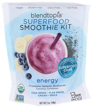 BLENDTOPIA: Energy Smoothie Kit, 7 oz