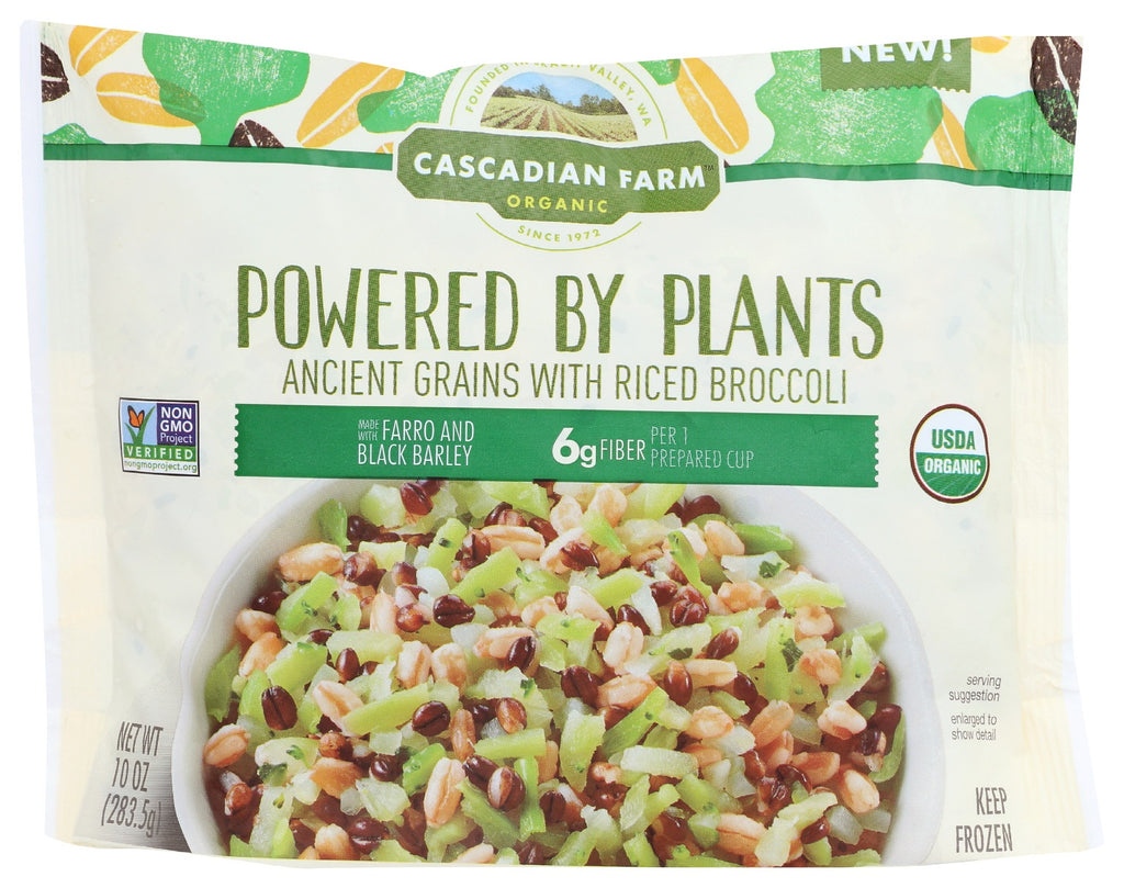 CASCADIAN FARM: Ancient Grains With Riced Broccoli, 10 oz