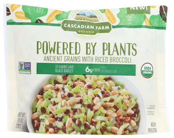 CASCADIAN FARM: Ancient Grains With Riced Broccoli, 10 oz