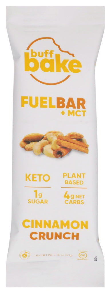 BUFF BAKE: Cinnamon Crunch Fuel Bar, 50 gm