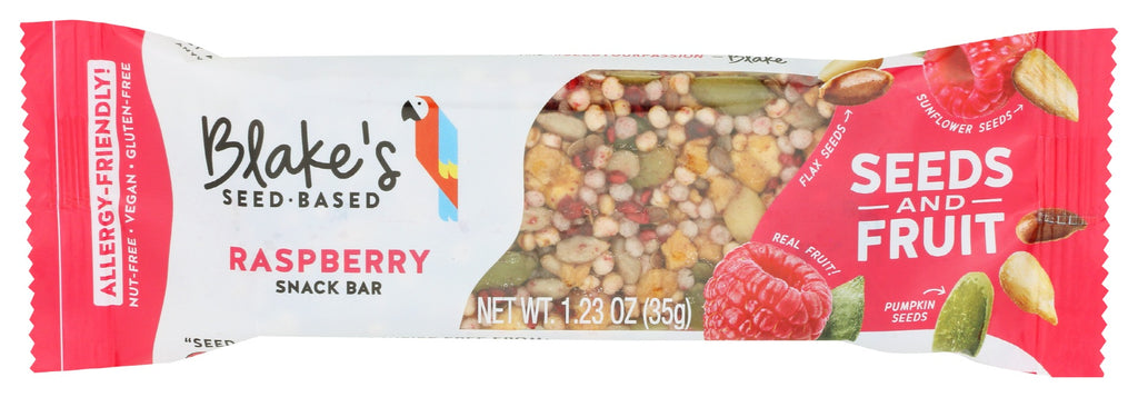 BLAKES SEED BASED: Raspberry Snack Bar, 1.23 oz