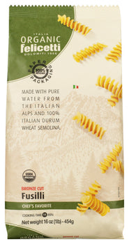 FELICETTI: Organic Durum Wheat Fusilli, 16.01 oz