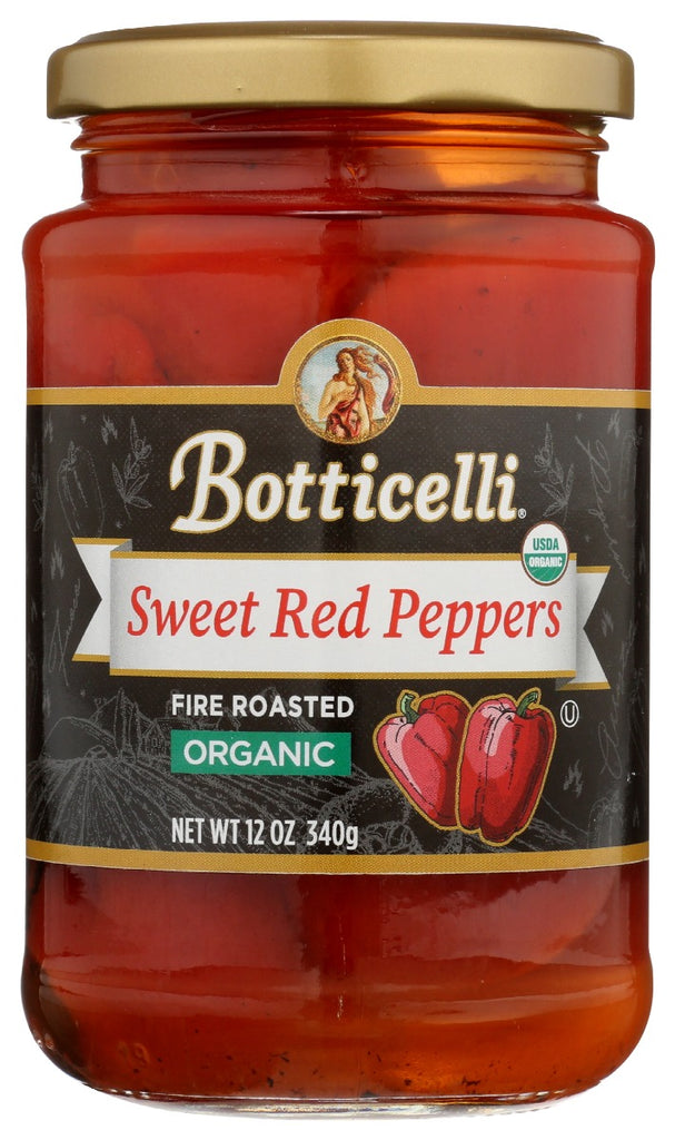 BOTTICELLI FOODS LLC: Organic Roasted Red Peppers, 12 oz