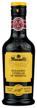 MAZZETTI: Yellow Label Balsamic Vinegar Of Modena, 8.45 oz