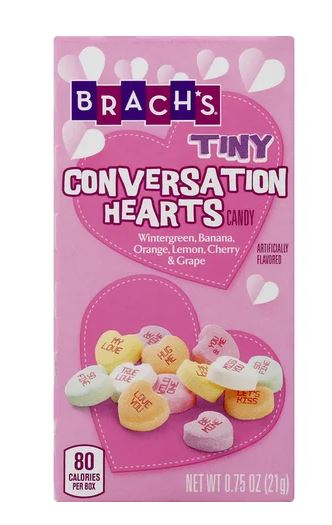 BRACHS: Tiny Conversation Hearts, 0.75 oz