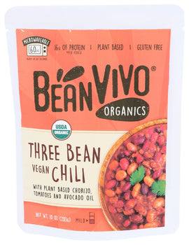 BEANVIVO: Three Bean Vegan Chili, 10 oz